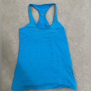 Lululemon cool racerback tank in poolside blue